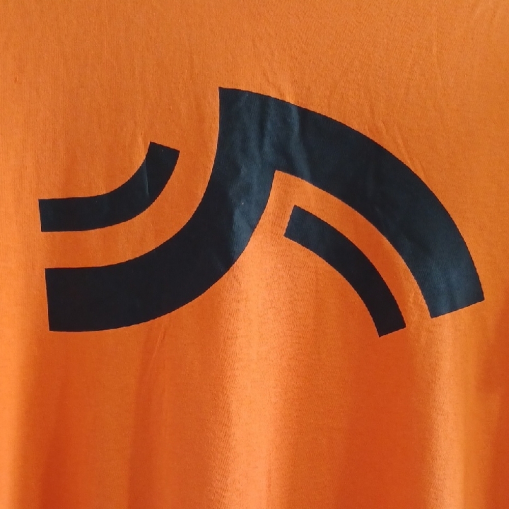 Men's Bright Orange Graphic Short-Sleeve Tee - Picture 3 of 5